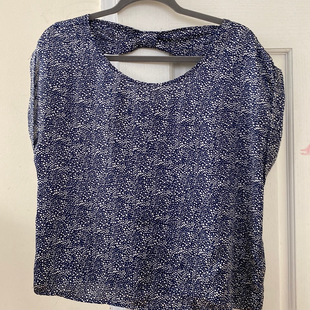 Final touch polka dot blouse